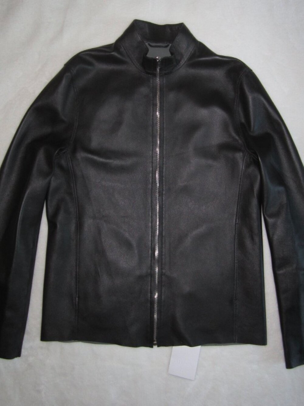 NWT FILIPPA K 100% Sheep Leather Zip Jacket Men's 48